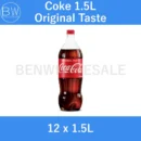 Coca-Cola Coke Original Taste / Coke Zero No Sugar 1.5L (12 x 1.5L)