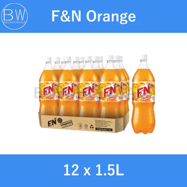 (CLEARANCE) F&N Sodas (12 x 1.5L) Carton (Orange / Grape / Sarsi / Ice Cream Soda / Gingerade / Cherryade / Fruitade) - Image 2