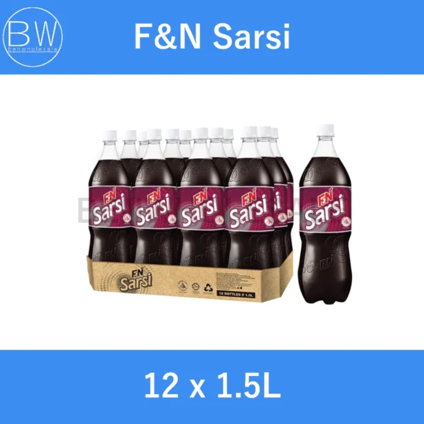 (CLEARANCE) F&N Sodas (12 x 1.5L) Carton (Orange / Grape / Sarsi / Ice Cream Soda / Gingerade / Cherryade / Fruitade) - Image 3