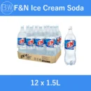 (CLEARANCE) F&N Sodas (12 x 1.5L) Carton (Orange / Grape / Sarsi / Ice Cream Soda / Gingerade / Cherryade / Fruitade)