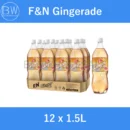 (CLEARANCE) F&N Sodas (12 x 1.5L) Carton (Orange / Grape / Sarsi / Ice Cream Soda / Gingerade / Cherryade / Fruitade)