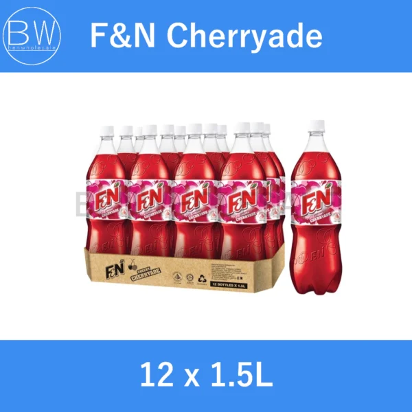 (CLEARANCE) F&N Sodas (12 x 1.5L) Carton (Orange / Grape / Sarsi / Ice Cream Soda / Gingerade / Cherryade / Fruitade) - Image 7